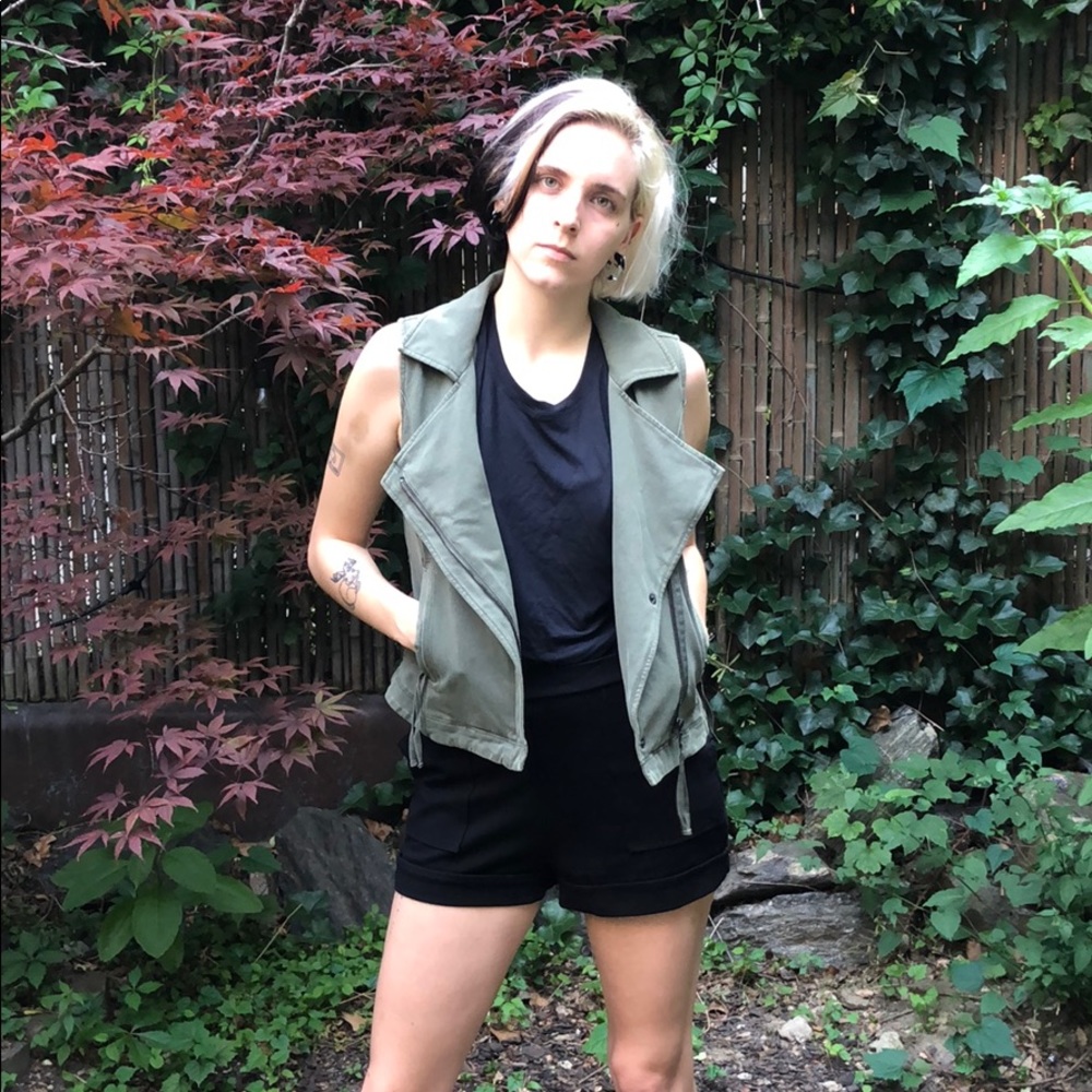 NWOT Marrakesh for Anthropologie Green Vest - Picture 3 of 8